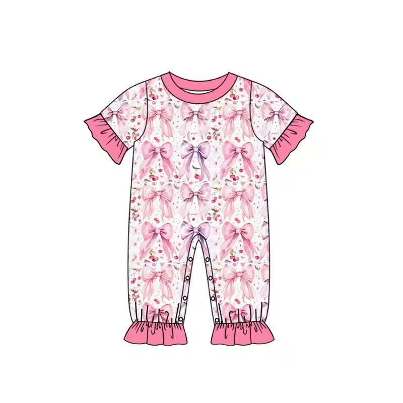 갓 태어난 아기를 위한 리본 패턴이 들어간 원피스 스타 - Cotton Baby Onesies Zipper 리뷰 및 가격