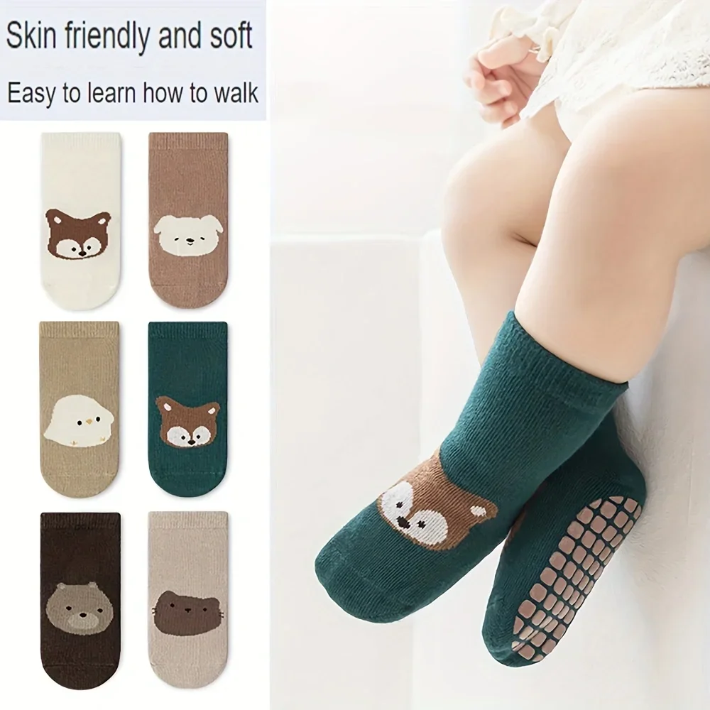 가을/겨울용, 넓은 면적에 점이 있는 미끄럼 방지 아기 - Unisex Baby Socks Non Slip 리뷰 및 가격