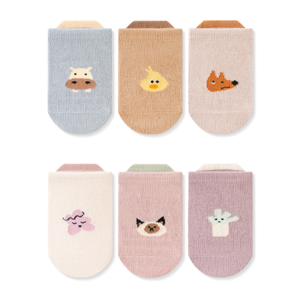 어린이용 미끄럼 방지 만화 캐릭터 양말 6켤레, 아기가 - Unisex Baby Socks Non Slip 리뷰 및 가격